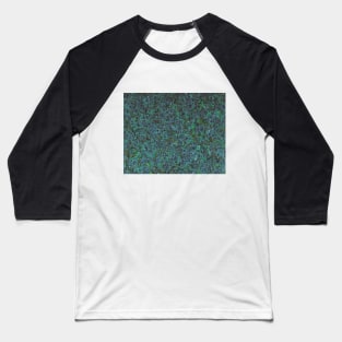 Green Organic Pattern Baseball T-Shirt